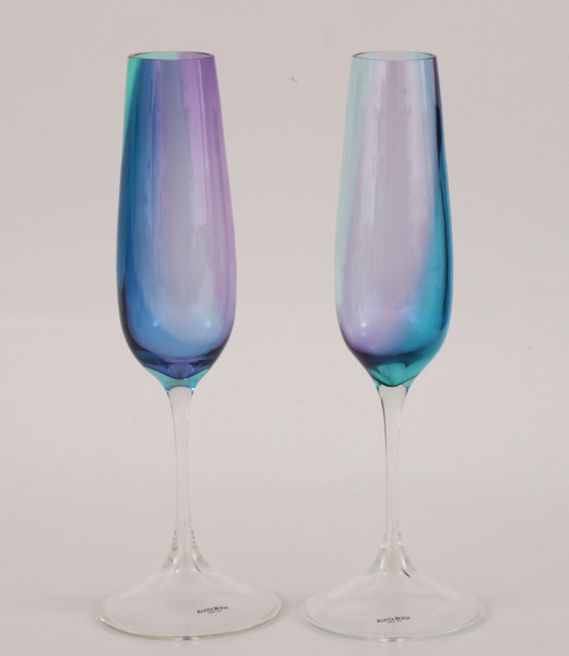 Tulpanglas ett par, Kjell Engman för Kosta Boda