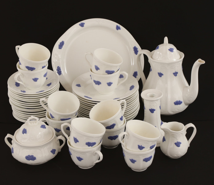 Kaffeservis, "Blå blom", Gustavsberg