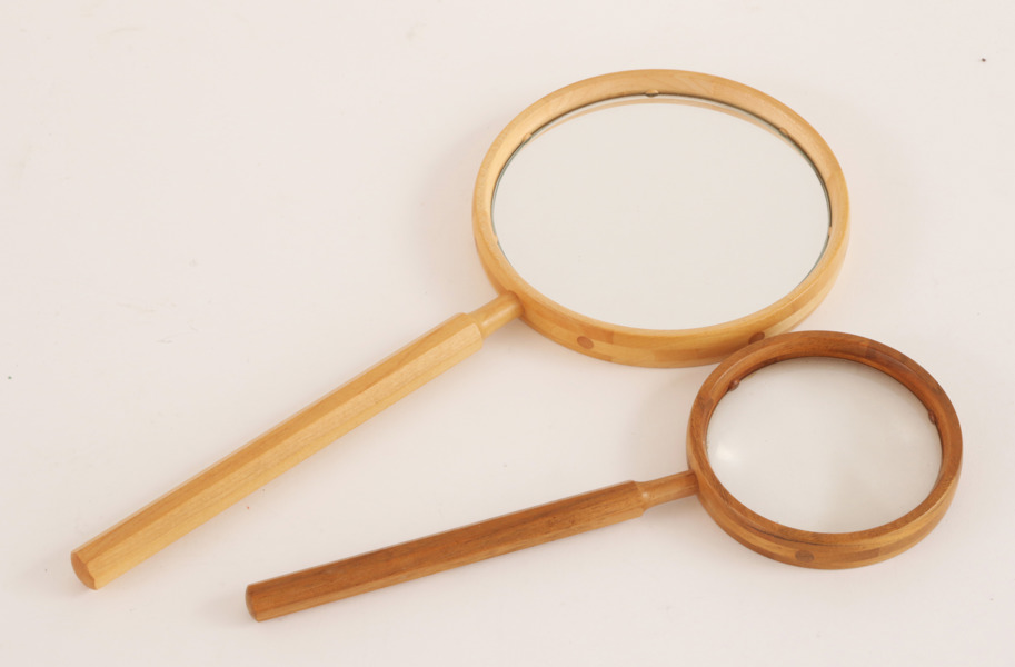 Förstoringsglas samt handspegel, Sven Olof Andersson, Borlänge