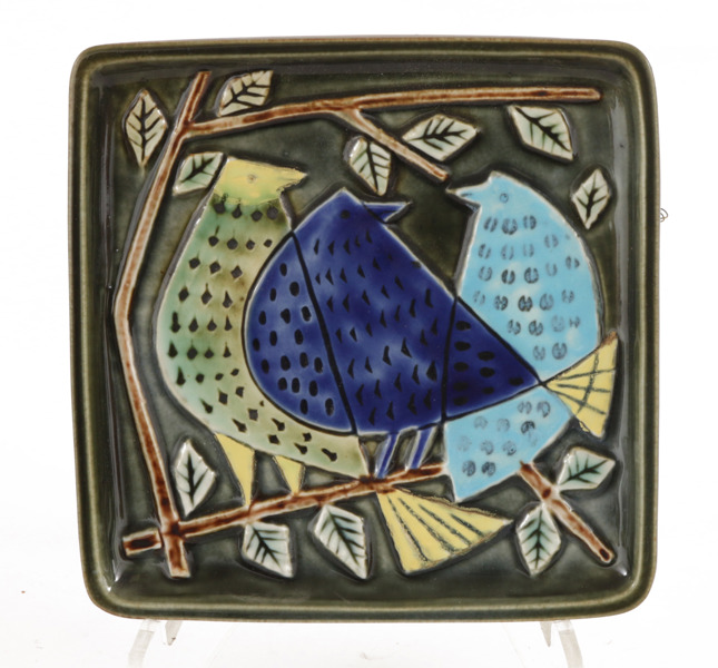 Väggplakett, Lisa Larson för Gustavsberg