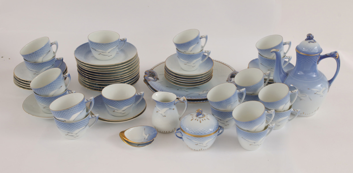 Kaffeservis, "Måsen", Bing & Gröndahl, Danmark