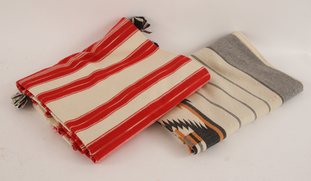 Textil 2 delar, bl.a. dekor efter Karin Larsson