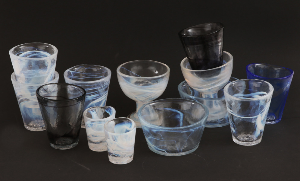 Servisdelar 13st, "Mine", Ulrica Hydman Vallien för Kosta Boda