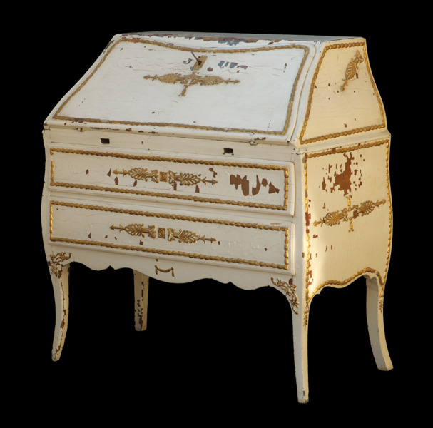 Sekretär, Stockholmsarbete i rokoko av Israel Millman, 1700-talets andra hälft