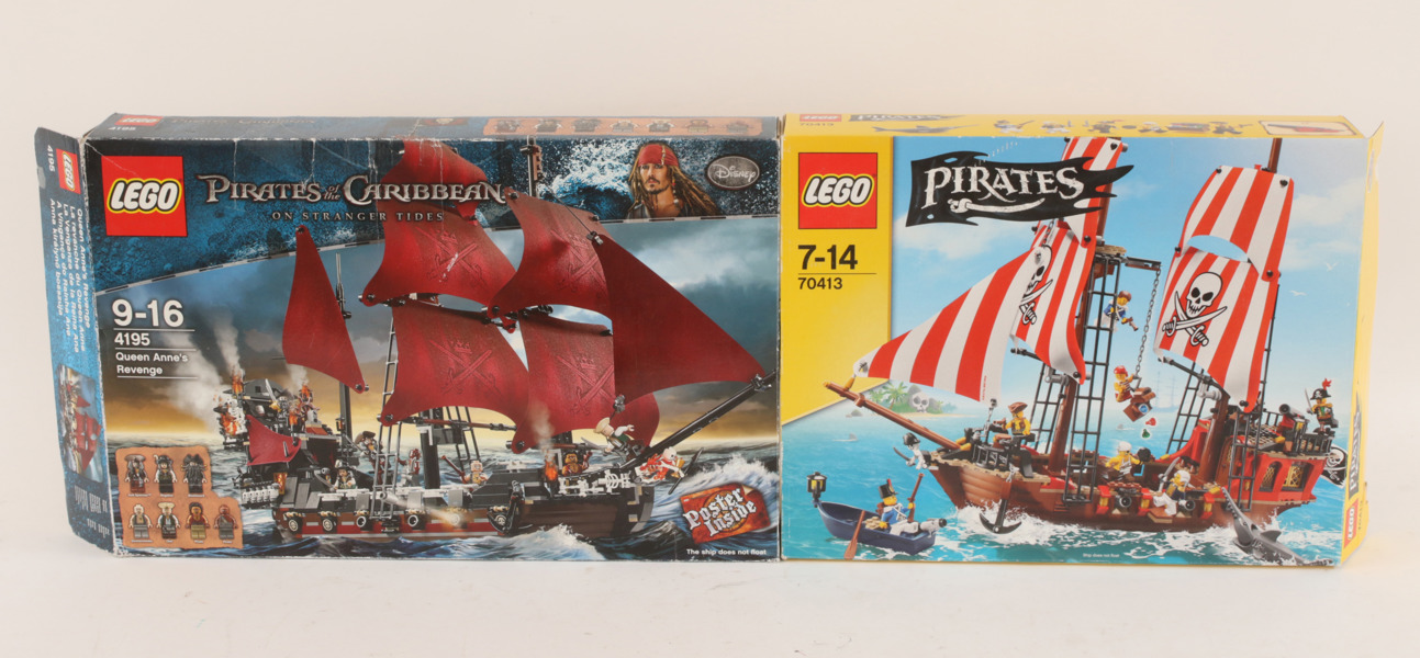 Kartonger med LEGO 2st, Pirates