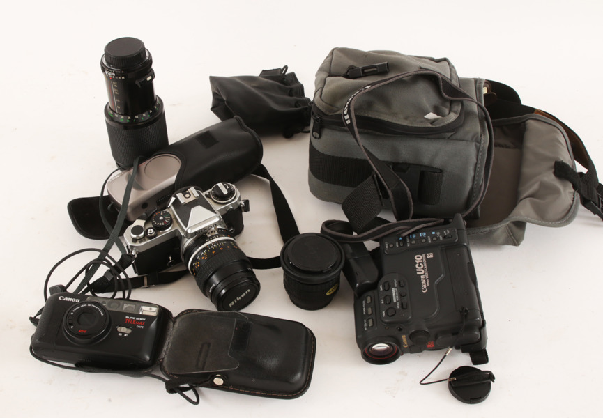 Parti kameror och tillbehör
