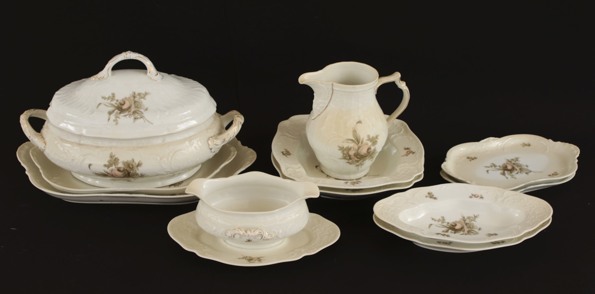 Serveringsdelar 11st, "Sanssouci", Rosenthal