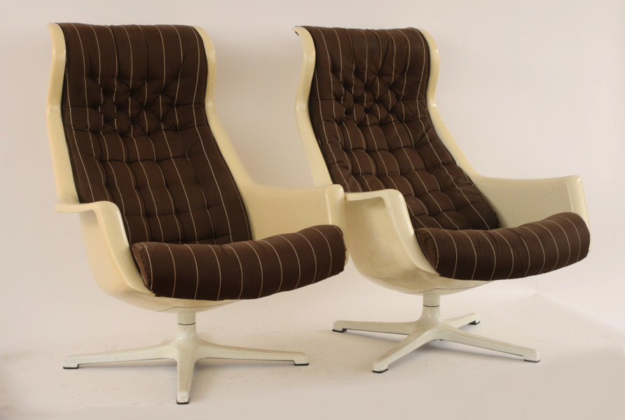 Fåtöljer ett par, "Galaxy", Alf Svensson för DUX