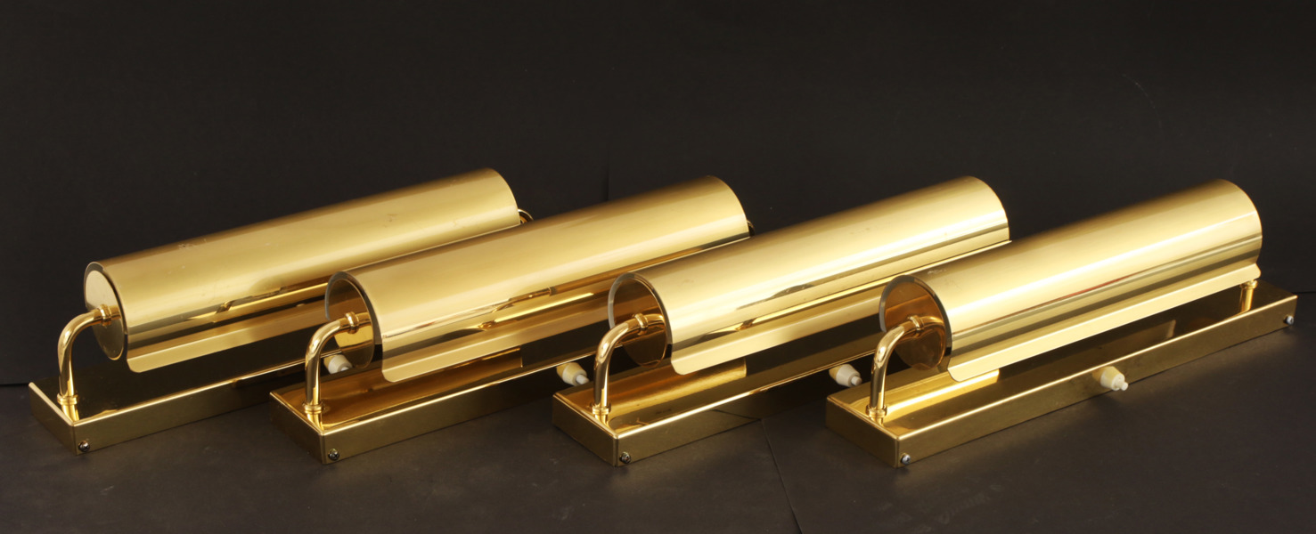 Vägglampor 4st, Örsjö Industri, 1900-talets andra hälft