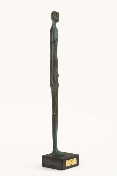 Skulptur i brons, efter etruskisk förlaga