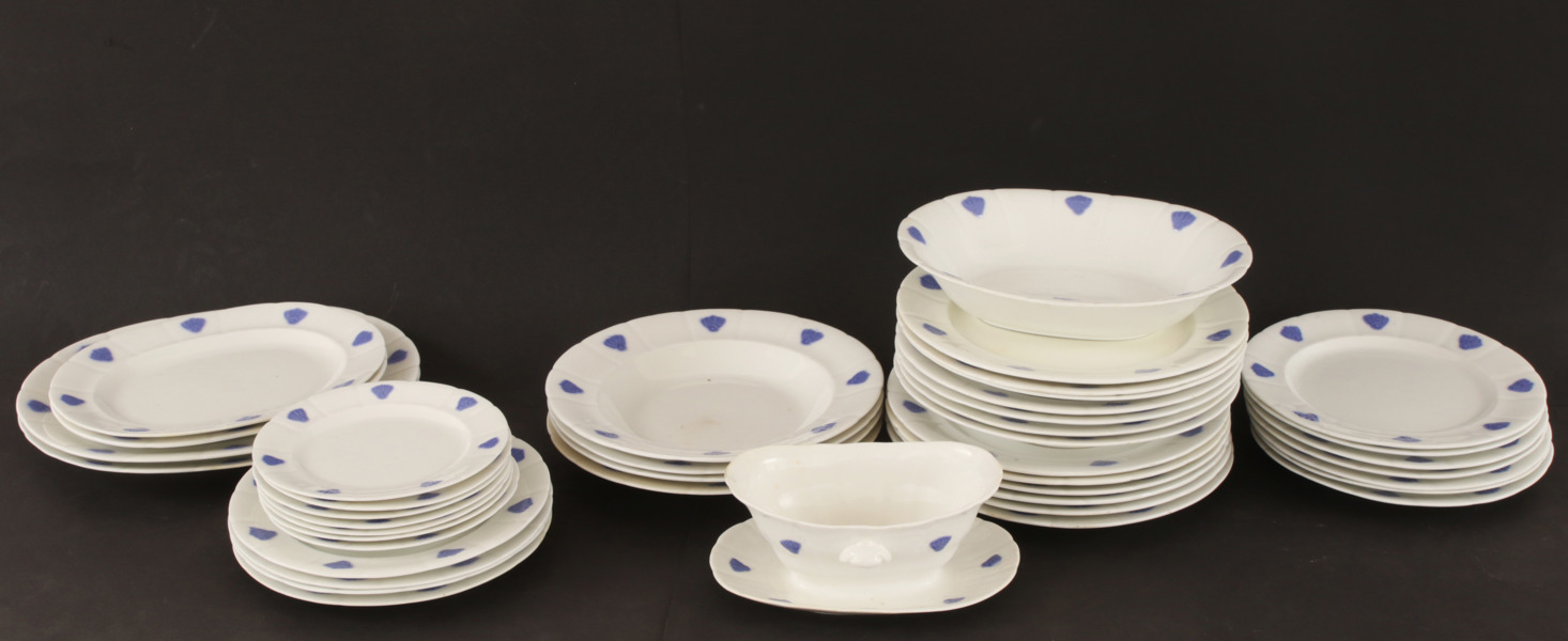 Matservisdelar, Gustavsberg, 1900-talets första hälft