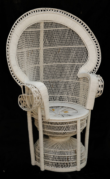 Fåtölj, så kallad "Påfågelstol", 1900-talets andra hälft