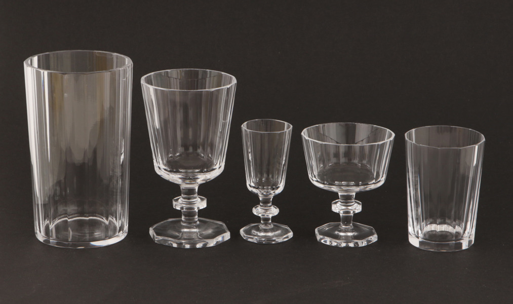 Glasservisdelar, "Karlberg", Elis Berg för Kosta