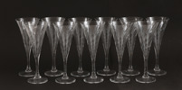 Champagneglas 11st, "Helena", Gunnar Cyrén för Orrefors