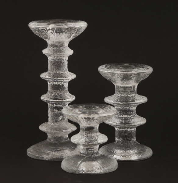 Ljusstakar 3st, "Festivo", Timo Sarpaneva för Iittala