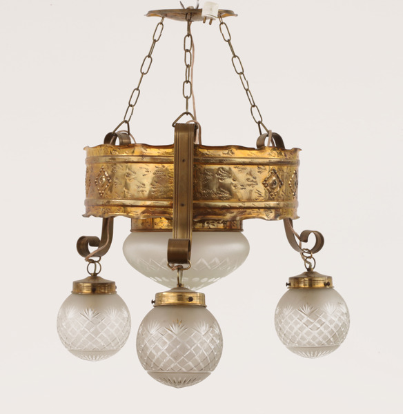 Taklampa, jugend, 1900-talets början