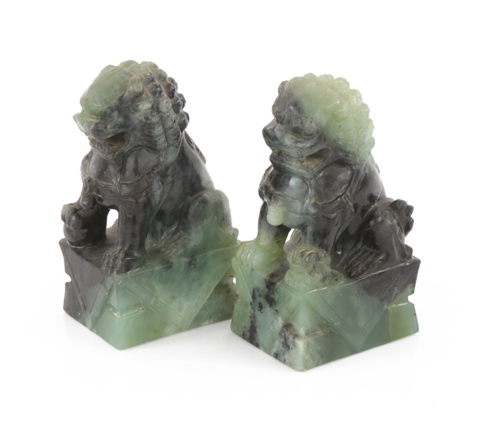 Skulpturer ett par, Kina, 1900-tal