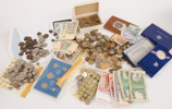 Parti mynt, sedlar och medaljer
