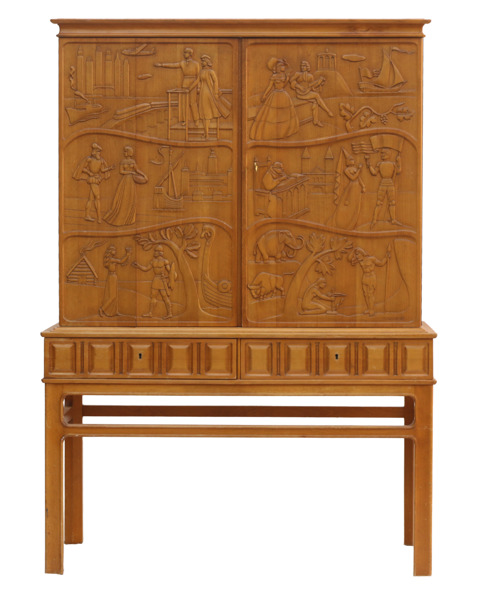 Skåp, Eugen Höglund Bildhuggarverkstad, Vetlanda