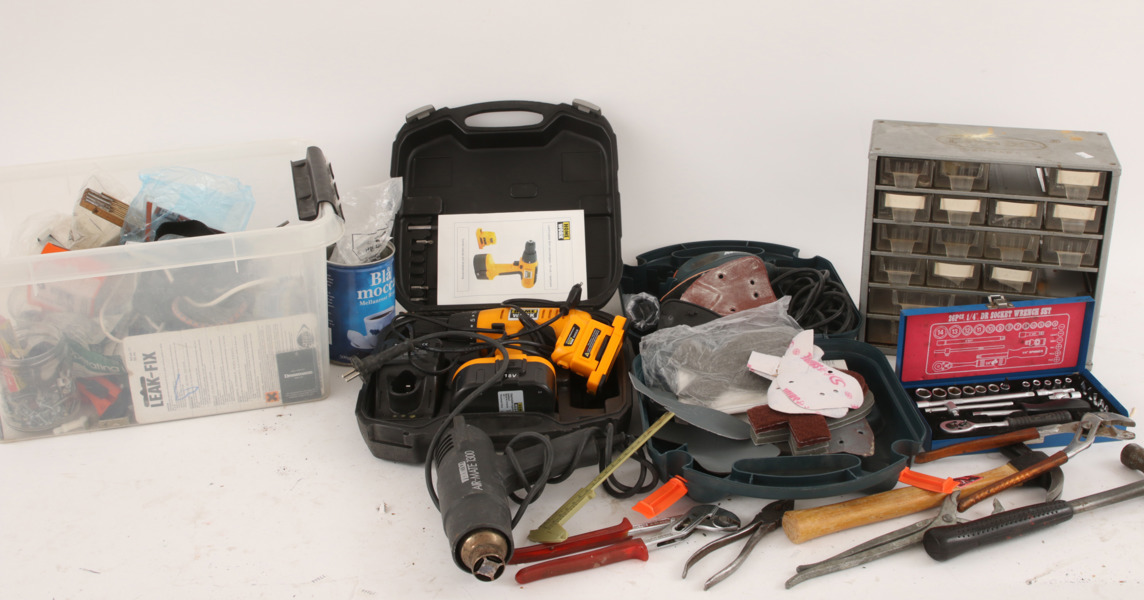 Parti elverktyg, verktyg, m.m.