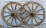Vagnshjul 2st, 18/1900-tal
