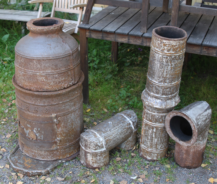 Bergslagskamin, daterad 1862