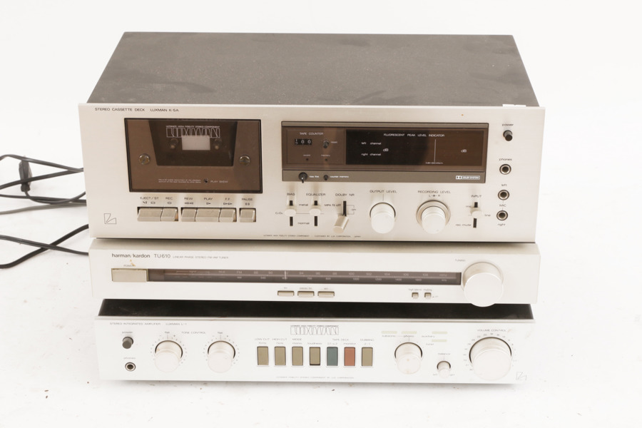 Ljudutrustning 3 delar