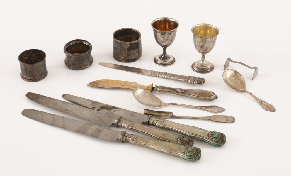 Parti silverföremål