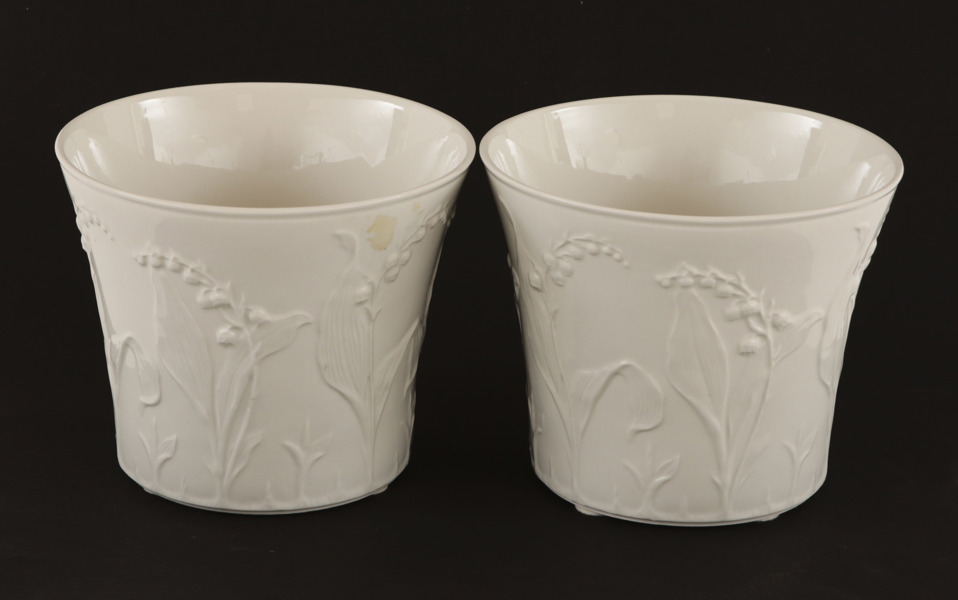 Ytterfoder ett par, "Liljekonvalj", Gustavsberg