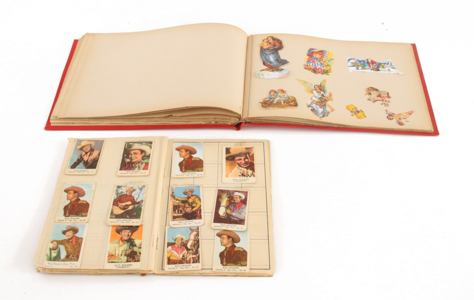 Album med bokmärken och samlarbilder