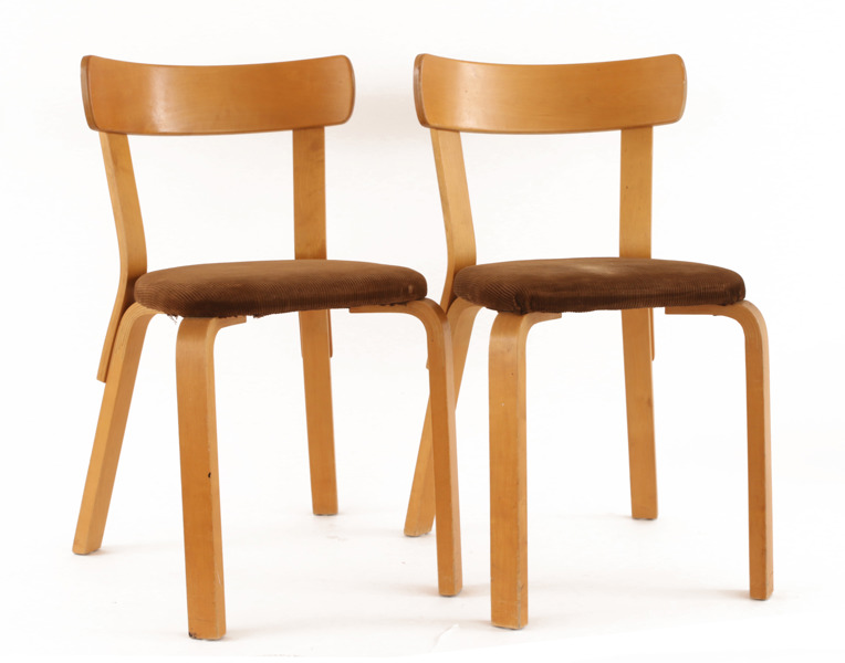 Stolar ett par, modell 69, Alvar Aalto
