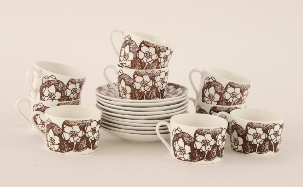 Teservisdelar, "Emma", Paul Hoff för Gustavsberg