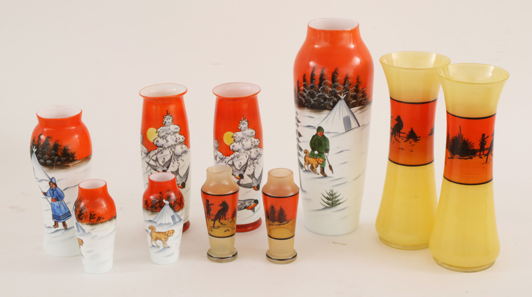 Vaser 10st, tidigt 1900-tal