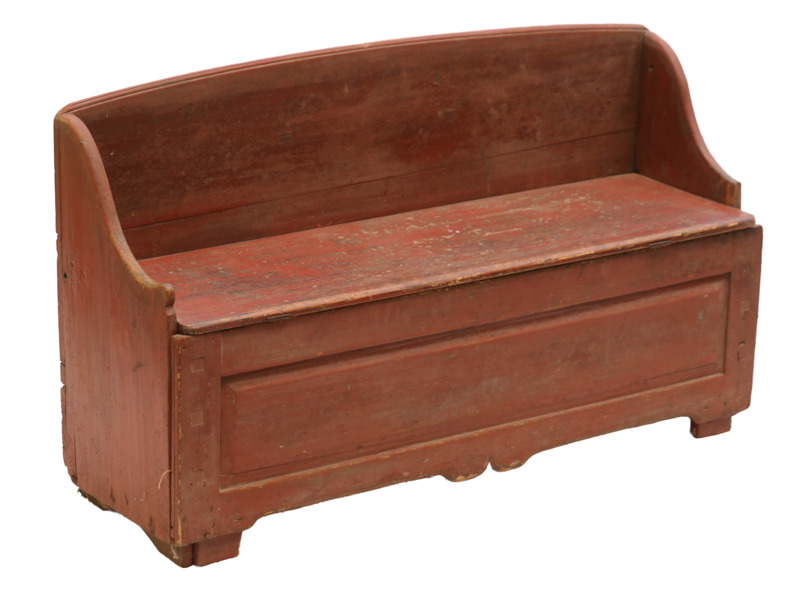 Fållbänk, allmoge, 1800-tal