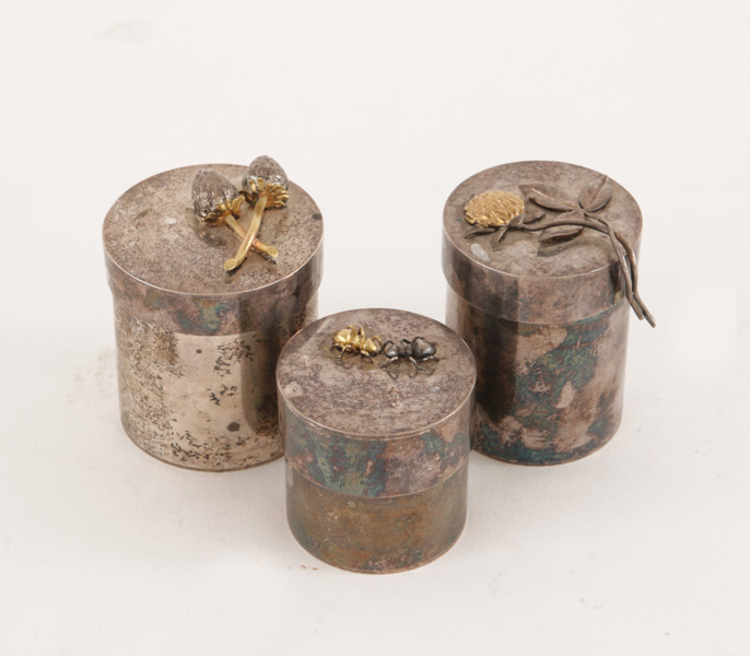 Lockburkar 3st, sterlingsilver, Ray Urban, Stockholm, bl.a. 2008