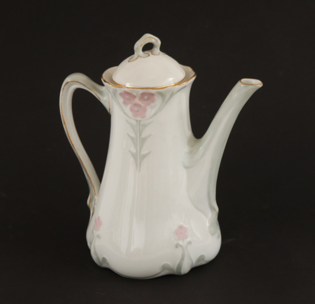 Kaffekanna, Alf Wallander för Rörstrand, tidigt 1900-tal