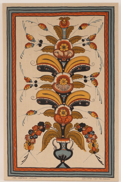 Textilt handtryck, Jobs, Leksand