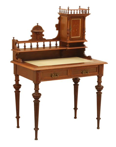 Damskrivbord, 1800-talets slut