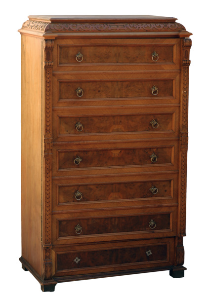 Skåp, nyrenässans, 1800-talets slut