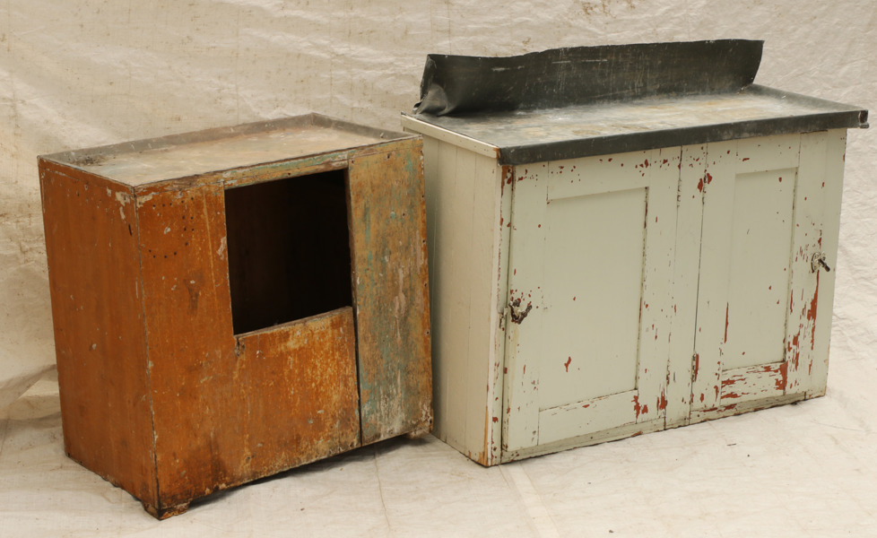 Diskbänk och vedlår, omkring år 1900