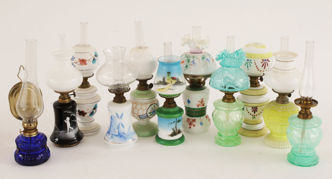 Fotogenlampor 11st, 1900-talets början