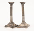 Ljusstakar ett par, sterlingsilver, England, 1888