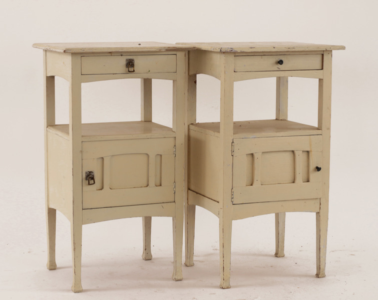 Nattduksbord ett par, jugend, 1900-talets början