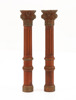 Dekorationsstolpar ett par, 18/1900-tal