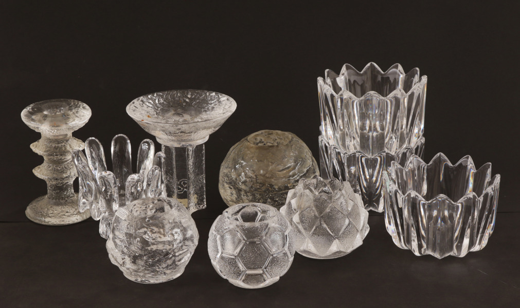 Glas och kristall 10 delar