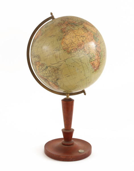 Jordglob, Norstedts, 1900-talets första hälft