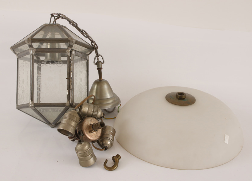 Belysning 2 delar, 1900-talets första hälft