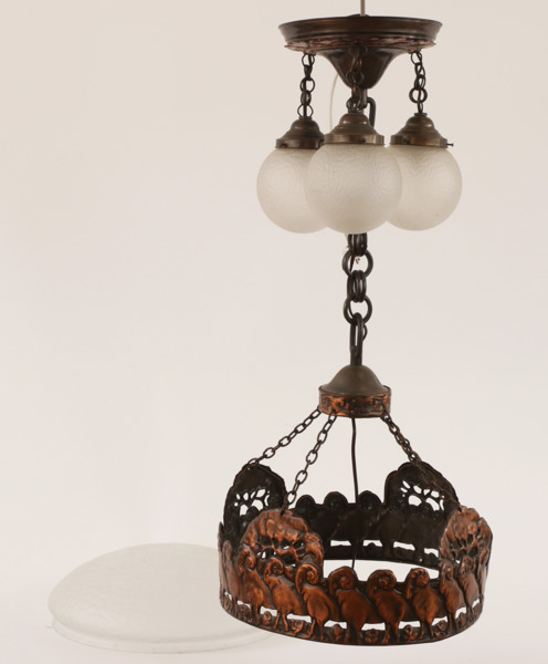 Taklampa, jugend, 1900-talets början