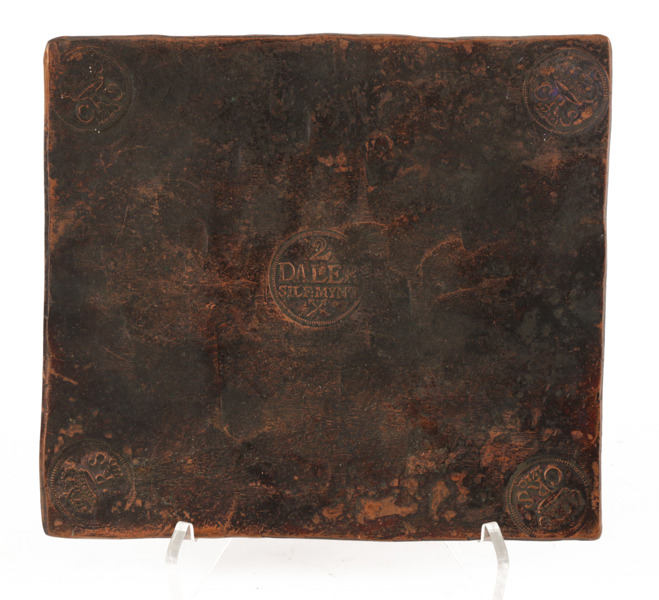 Kopia av 2 daler plåtmynt