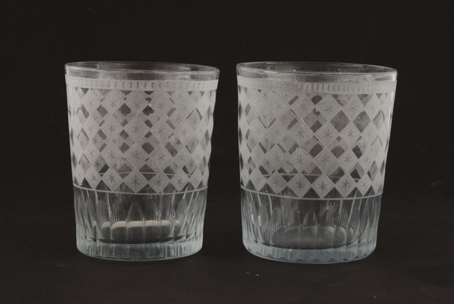 Glas 2st, 1800-tal